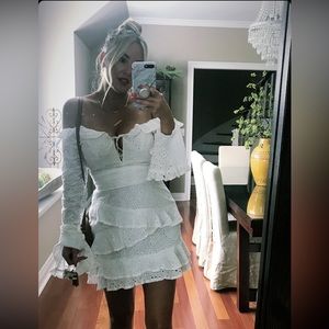 Sabo skirt white summer dress